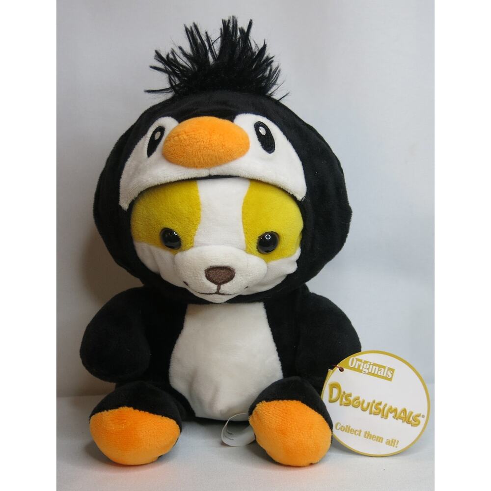 Disguisimals *NWT* Pingo Corgi Dog Penguin 10" Plush Stuffed Animal Toy Kids